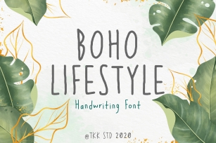 Boho Lifestyle - Cute Girly Font Font Download