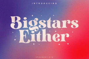 Bigstars Either Font Download