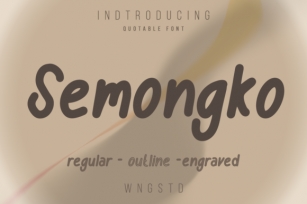 Semongko Font Download