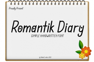 Romantic Diary Font Download