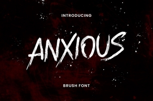 Anxious Brush Font Font Download