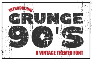 Grunge 90'S Font Download