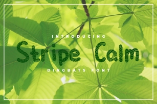 Stripe Calm Font Download