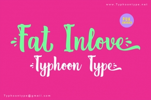 Fat Inlove - Font Download