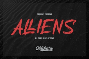 Alliens Personal Use Only Font Download