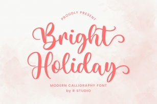 Bright Holiday Font Download