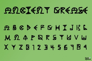 ANCIENT GREASE Font Download