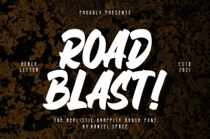 Road Blast ! Font Download