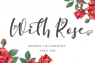 With Rose Font Download