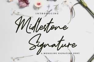 Midlestone Signature Font Download