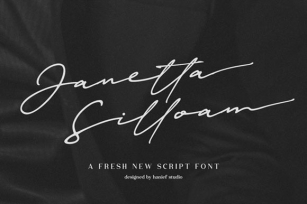 Janetta Silloam Font Download