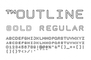 Taurus Mono Outline Font Download