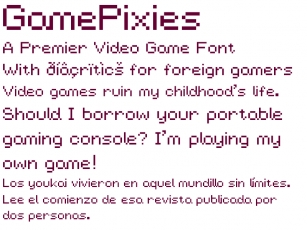 GamePixies Font Download