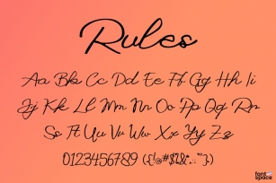 Rules Font Download