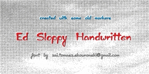 Ed Sloppy Simple Font Download