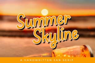Summer Skyline Font Download
