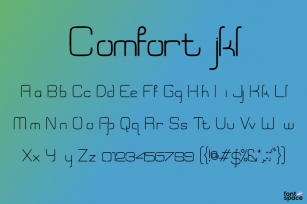Comfort jkl Font Download