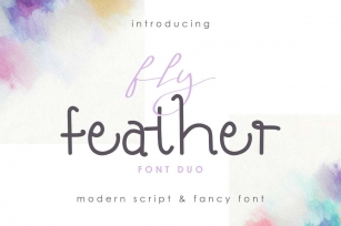 Fly Featherdemo Fancy Font Download