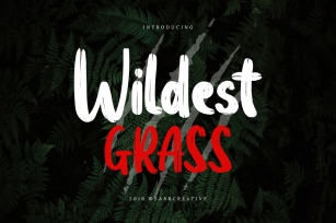 Wildest Grass Font Download