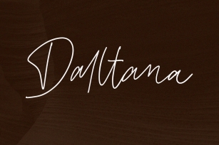 Daltana Handwriting Font Download