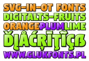 DigitaltS-Fruits Font Download