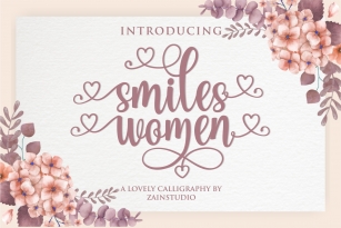 Smiles wome Font Download