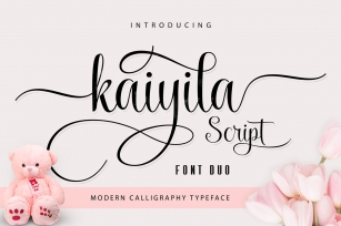 Kaiyila Script Font Duo Font Download