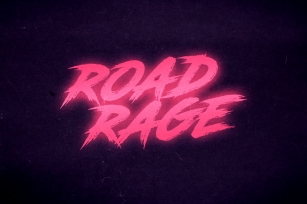 Road Rage Font Download
