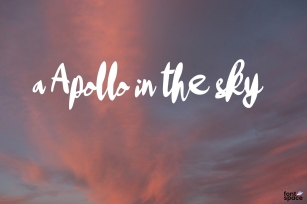 A Apollo in the sky Font Download