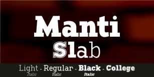 Manti Slab Font Download