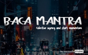 BACA MANTRA Font Download