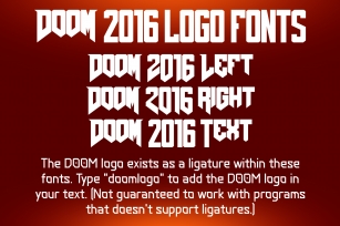 DOOM 2016 Font Download