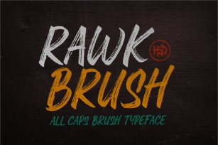 Rawk Brush Font Download