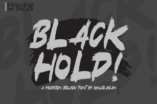 Black Hold Font Download