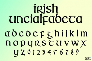 Irish Uncialfabeta Font Download