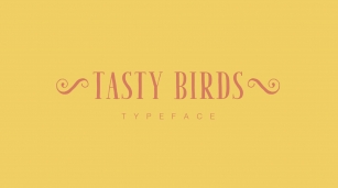 Tasty Birds Font Download