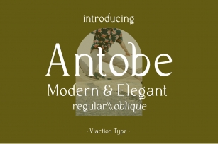 Antobe - Modern Serif Font Download