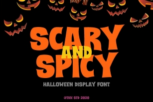 Scary And Spicy - Horror Creepy Font Font Download