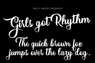 Girls got Rhythm Font Download