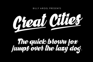 Great Cities Font Download