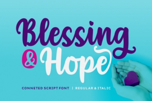 Blessing  Hope Font Download