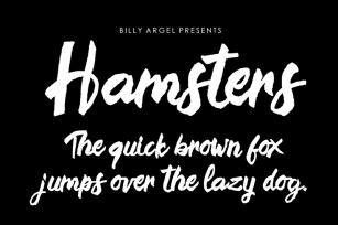 Hamsters Font Download