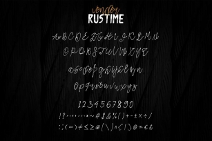 Vender Rustime Scrip Font Download