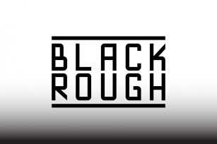 Blackrough Font Download