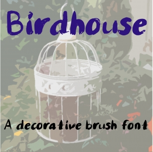 Birdhouse Font Download