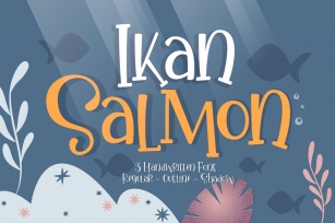 Ikan Salmon - Handwritten Fonts Font Download