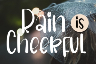 Rain is Cheerful Font Download