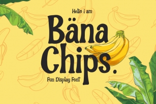 Bana Chips Font Download