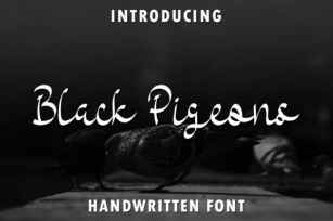 Black Pigeons Font Download