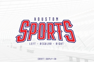 Houston Spor Font Download